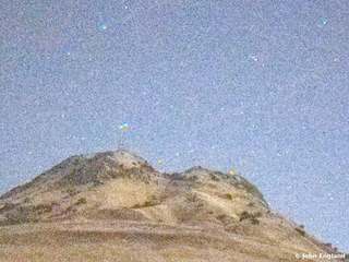 Stars over a Rocky Butte – Stars over a rocky butte at night, Northern California. Oct 5, 2023. John England.