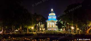 Capitol at Night – California State Capitol at night, Sacramento, California.