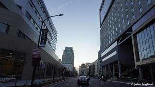 Downtown Sacramento Street Canyon – Early-morning street canyon in downtown Sacramento, CA. Feb 2021. John England.
