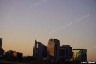 Sacramento Golden Hour – Downtown Sacramento skyline at golden hour.