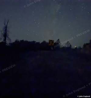 Night Sky Over the Ridge, Shasta Lake – Night sky over the ridge, Shasta Lake area, CA. Aug 13, 2026. John England.
