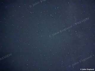 Starfield, Shasta Lake Area – Star field over the Shasta Lake area, CA. Jun 3, 2025. John England.