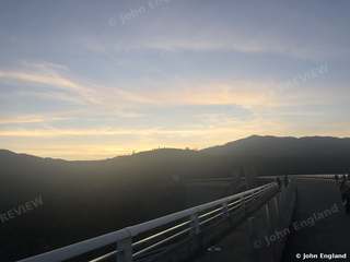Shasta Dam Road at Dusk – The Shasta Dam road at dusk, CA. May 26, 2025. John England.